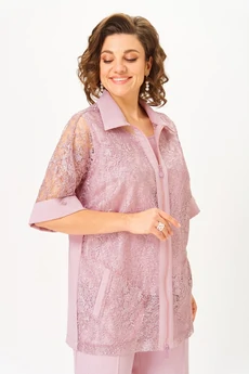 Костюм брючный 2119 розовый Svetlana Style