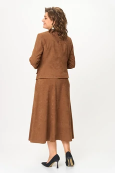 Костюм с юбкой 2140 кэмел Svetlana Style