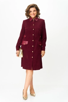 Платье 2141 бордовый Svetlana Style
