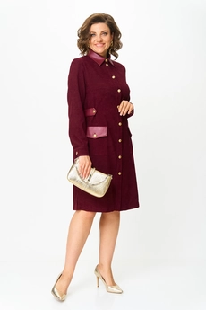 Платье 2141 бордовый Svetlana Style