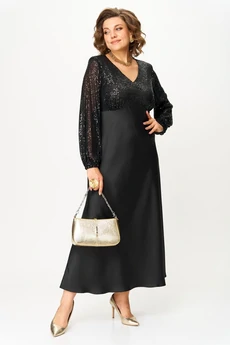 Платье 2146 черный Svetlana Style