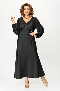 Платье 2146 черный Svetlana Style