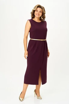 Костюм с платьем 2161 бордовый Svetlana Style