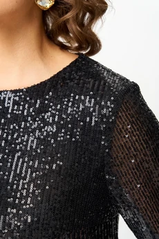 Костюм брючный 2162 черный Svetlana Style