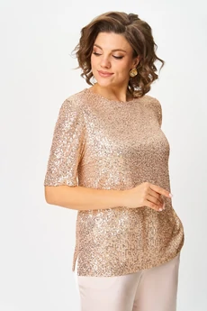 Блузка 2163 золото Svetlana Style