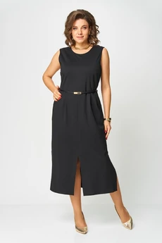 Костюм с платьем 2165 черный Svetlana Style
