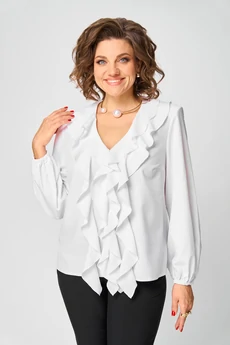 Блузка 2167 белый Svetlana Style