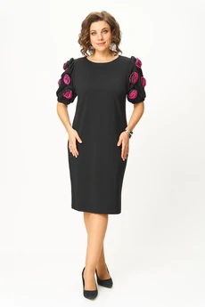 Платье 2183 черный Svetlana Style