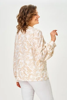 Блузка 2304 бежевые листики Svetlana Style
