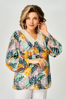 Блузка 2304 листики Svetlana Style