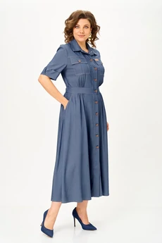 Платье 2314 индиго Svetlana Style