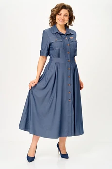 Платье 2314 индиго Svetlana Style