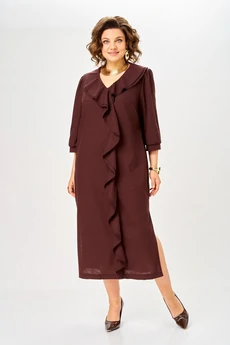 Платье 2323 коричневый Svetlana Style