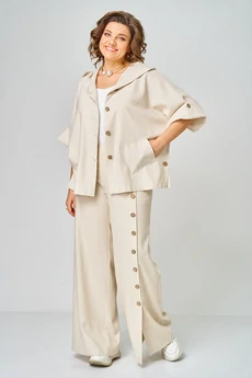 Костюм брючный 2325 бежевый Svetlana Style