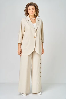 Костюм брючный 2326 бежевый Svetlana Style