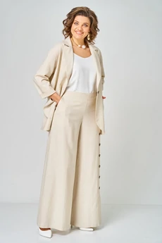 Костюм брючный 2326 бежевый Svetlana Style