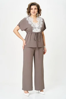 Костюм брючный 2329 мокко Svetlana Style