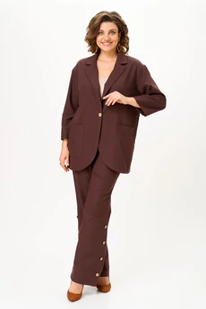 Костюм брючный 2330 коричневый Svetlana Style