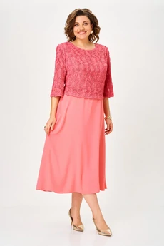 Платье 2335 коралл Svetlana Style