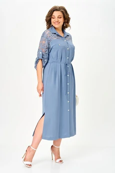 Платье 2338 индиго Svetlana Style