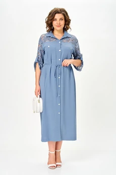 Платье 2338 индиго Svetlana Style