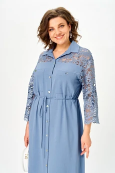 Платье 2338 индиго Svetlana Style
