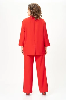 Костюм брючный 2340 красный Svetlana Style