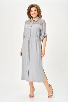 Платье 2341 серый Svetlana Style