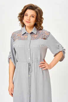 Платье 2341 серый Svetlana Style