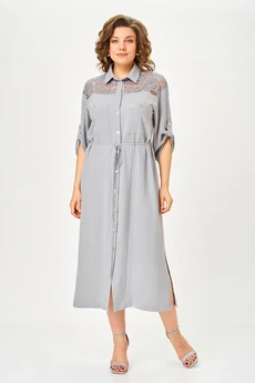 Платье 2341 серый Svetlana Style
