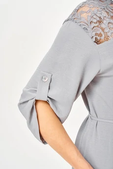 Платье 2341 серый Svetlana Style