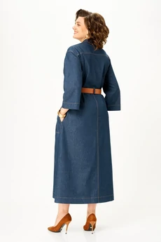 Платье 2354 синий джинс Svetlana Style