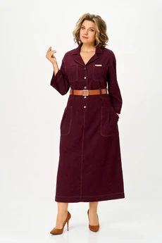 Платье 2355 бордовый Svetlana Style