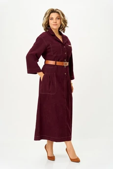 Платье 2355 бордовый Svetlana Style