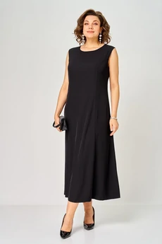 Костюм с платьем 2356 черный + белый Svetlana Style