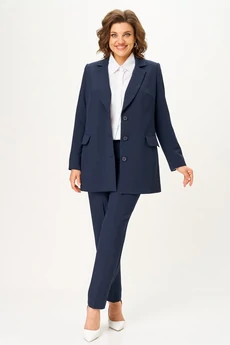 Костюм брючный 2361 синий Svetlana Style