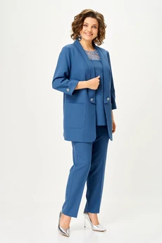 Костюм брючный 2362 индиго Svetlana Style