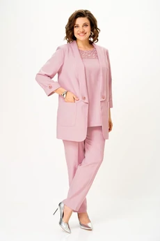 Костюм брючный 2362 розовый Svetlana Style