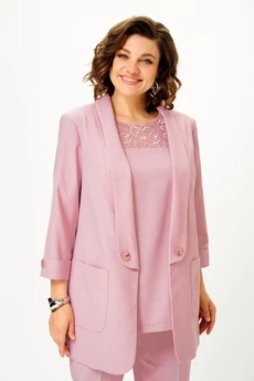 Костюм брючный 2362 розовый Svetlana Style