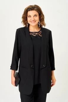 Костюм брючный 2362 черный Svetlana Style
