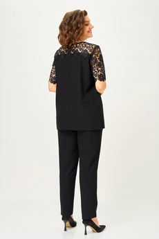 Костюм брючный 2362 черный Svetlana Style