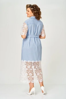 Платье 2373 голубой Svetlana Style