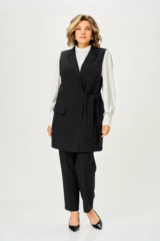 Костюм брючный 2375 черный Svetlana Style