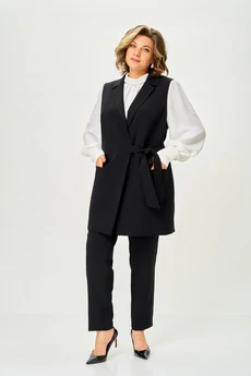 Костюм брючный 2375 черный Svetlana Style