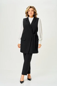 Костюм брючный 2375 черный Svetlana Style