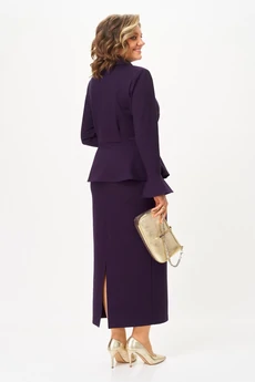 Костюм с юбкой 2376 фиолетовый Svetlana Style