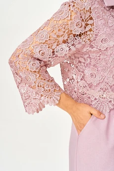 Костюм с платьем 2380 розовый Svetlana Style
