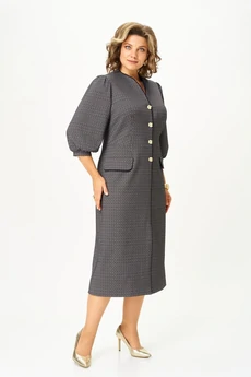 Платье 2385 синий узор Svetlana Style