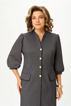 Платье 2385 синий узор Svetlana Style