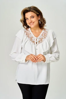Блузка 2386 молочный Svetlana Style